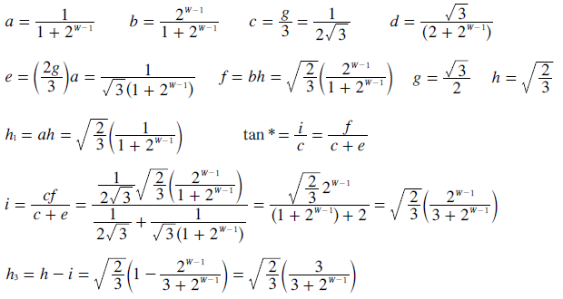 Variables for Central Cross-Section